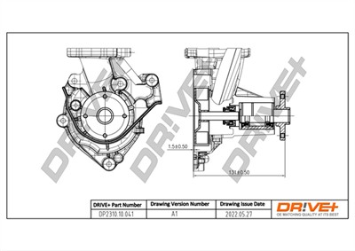 Dr!ve+ DP2310.10.041 Číslo výrobce: DCW0041. EAN: 7640250072643.