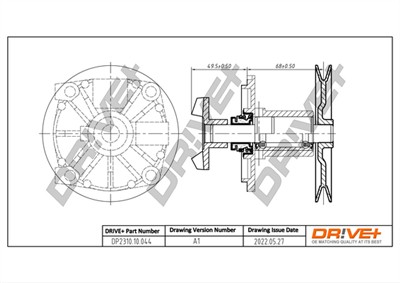 Dr!ve+ DP2310.10.044 Číslo výrobce: DCW0044. EAN: 7640250072674.