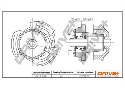 Dr!ve+ DP2310.10.047 Číslo výrobce: DCW0047. EAN: 7640250072704.