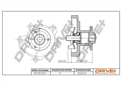 Dr!ve+ DP2310.10.073 Číslo výrobce: DCW0073. EAN: 7640250072964.