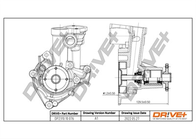 Dr!ve+ DP2310.10.076 Číslo výrobce: DCW0076. EAN: 7640250072995.