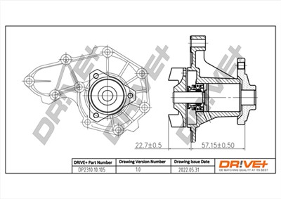 Dr!ve+ DP2310.10.105 Číslo výrobce: DCW0105. EAN: 7640250073282.