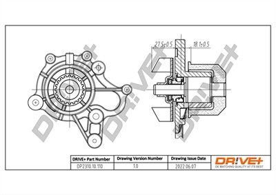 Dr!ve+ DP2310.10.110 Číslo výrobce: DCW0110. EAN: 7640250073336.