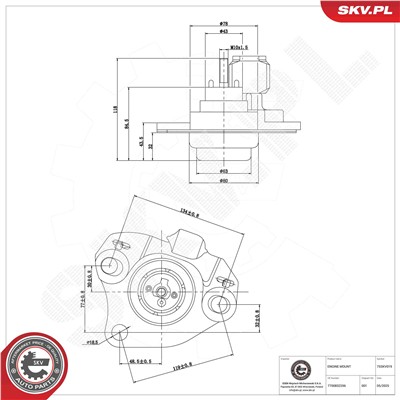 ESEN SKV 75SKV019 EAN: 5906302230464.