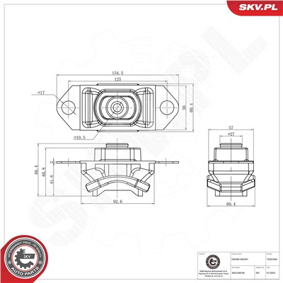 ESEN SKV 75SKV065 EAN: 5906302230990.