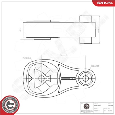 ESEN SKV 75SKV074 EAN: 5906302231096.