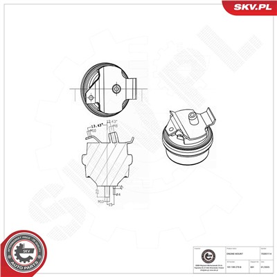 ESEN SKV 75SKV114 EAN: 5906302231553.