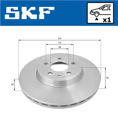 SKF VKBD 80024 V1