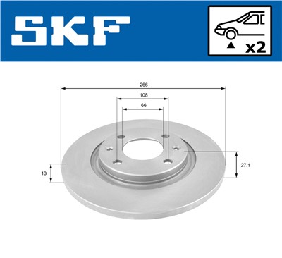 SKF VKBD 80033 S2 EAN: 7316581893508.
