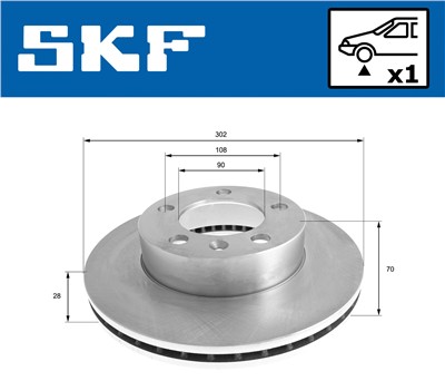 SKF VKBD 80035 V1 EAN: 7316581893522.