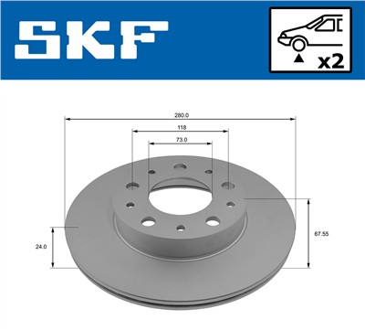 SKF VKBD 80036 V2 EAN: 7316581893546.