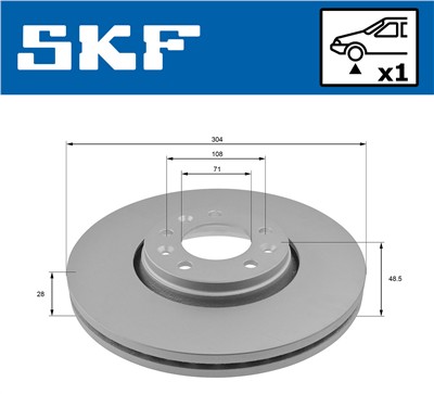 SKF VKBD 80037 V1 EAN: 7316581893553.