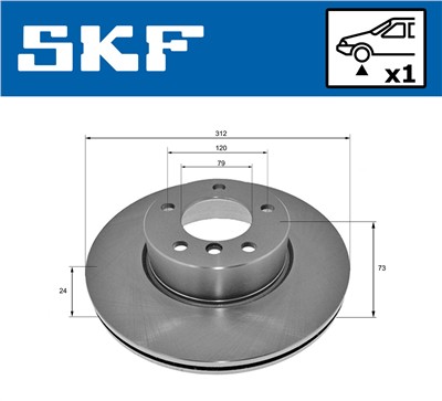 SKF VKBD 80039 V1
