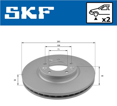 SKF VKBD 80061 V2 EAN: 7316581893799.