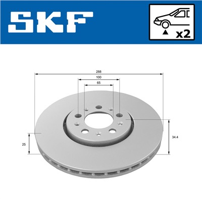 SKF VKBD 80074 V2 EAN: 7316581893959.