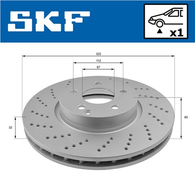 SKF VKBD 80085 V1 EAN: 7316581894079.