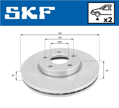 SKF VKBD 80103 V2 EAN: 7316581894260.