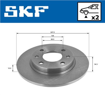 SKF VKBD 80165 S2 EAN: 7316581894949.