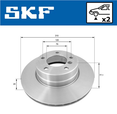 SKF VKBD 80196 V2 EAN: 7316581895281.