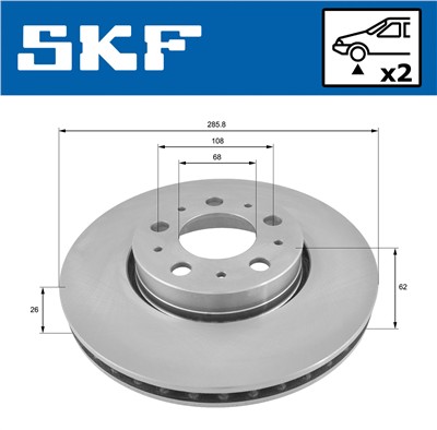SKF VKBD 80261 V2 EAN: 7316581896097.