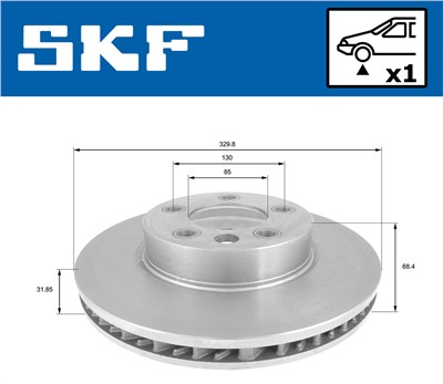 SKF VKBD 80344 V1 EAN: 7316582019907.