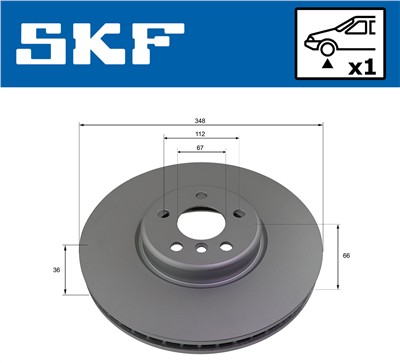 SKF VKBD 81267 V1