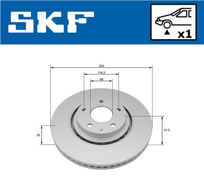 SKF VKBD 81406 V1