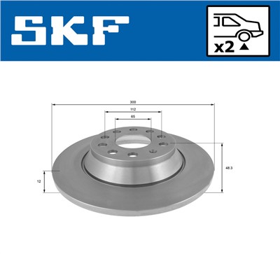 SKF VKBD 90075 S2 EAN: 7316581893966.