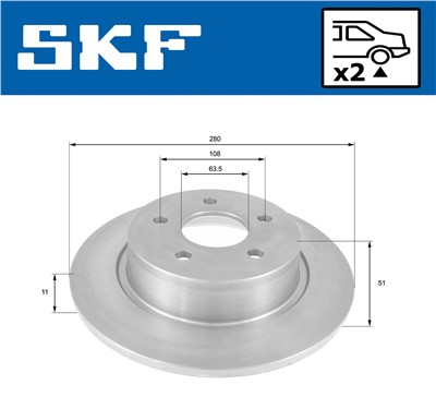 SKF VKBD 90121 S2 EAN: 7316581894451.