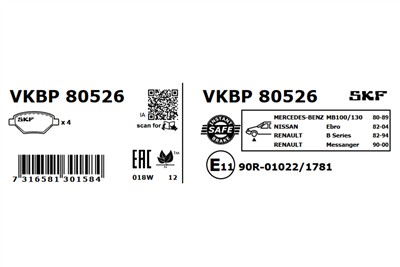 SKF VKBP 80526