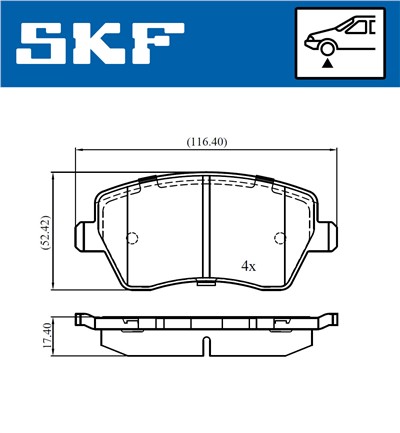 SKF VKBP 80746 EAN: 7316581491285.