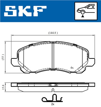 SKF VKBP 80169 A EAN: 7316581296392.