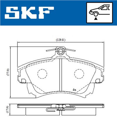 SKF VKBP 80404 A EAN: 7316581300884.