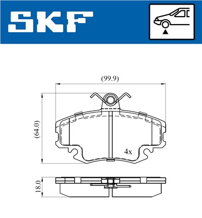 SKF VKBP 80413 EAN: 7316581300822.