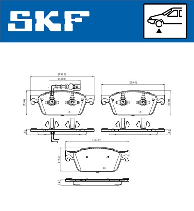 SKF VKBP 80445 E EAN: 7316581299393.