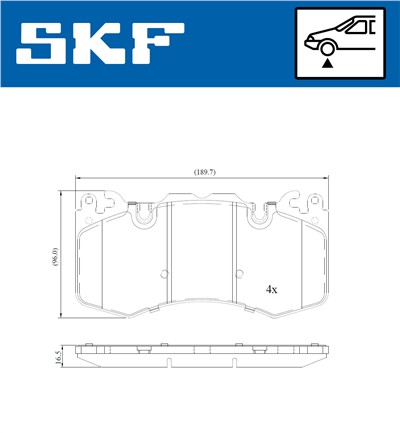 SKF VKBP 80449 EAN: 7316581297429.