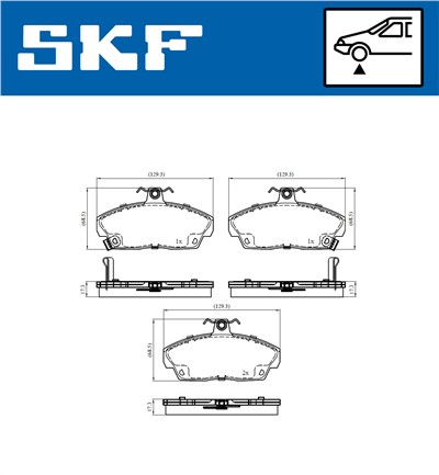 SKF VKBP 80479 A EAN: 7316581301225.