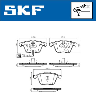 SKF VKBP 80586 E EAN: 7316581301898.