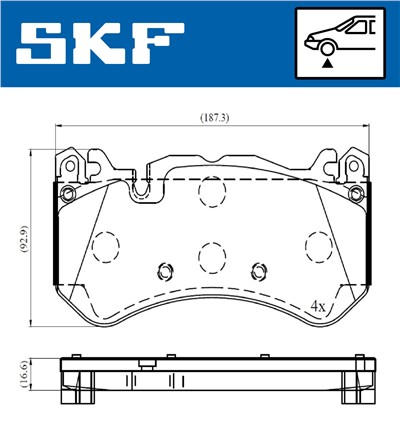 SKF VKBP 80643 E EAN: 7316581300785.