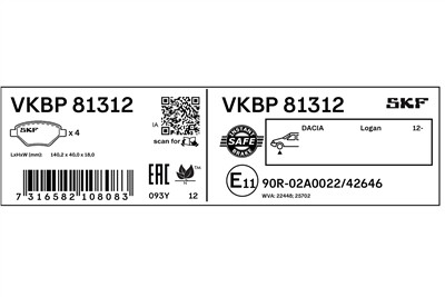 SKF VKBP 81312