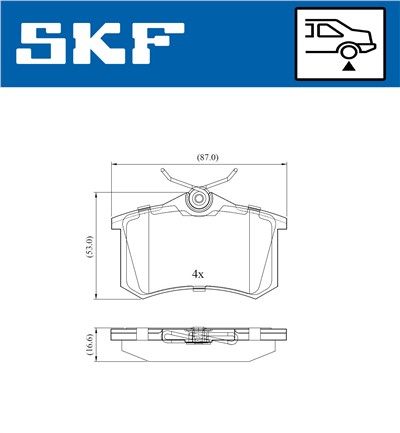 SKF VKBP 90001 EAN: 7316581296057.