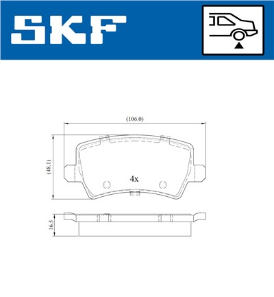 SKF VKBP 90027 EAN: 7316581296279.