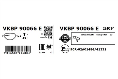 SKF VKBP 90066 E EAN: 7316581296804.