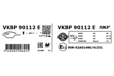 SKF VKBP 90112 E EAN: 7316581296415.
