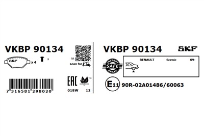 SKF VKBP 90134 EAN: 7316581298020.