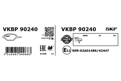 SKF VKBP 90240 EAN: 7316581299683.