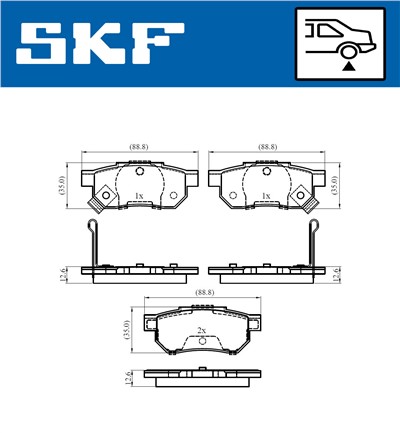 SKF VKBP 90624 A EAN: 7316581302048.