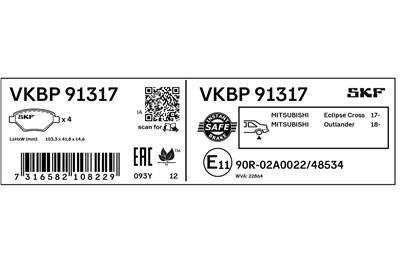 SKF VKBP 91317