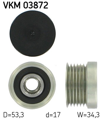 SKF VKM 03872 Číslo výrobce: F-236528.XX. EAN: 7316575231514.