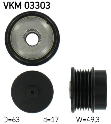 SKF VKM 03303 Číslo výrobce: 920731. EAN: 7316574835126.